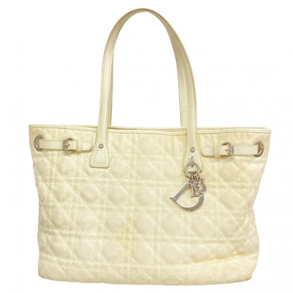 Christian Dior White Canvas Tote Bag ()