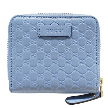 Gucci Light Blue Leather Wallet (Bi-Fold)