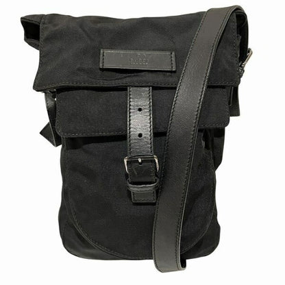 Gucci Black Nylon Leather Shoulder Bag ()
