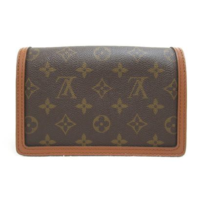 LOUIS VUITTON Portefeiulle Dauphine Shoulder Bag Brown Monogram Reverse PVC coated canvas M68746