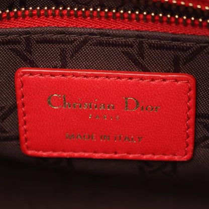 Christian Dior Red Color Leather Handbag ()