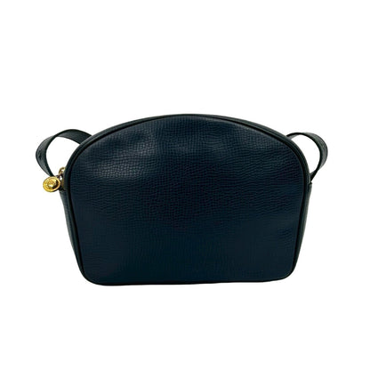 Christian Dior Navy Leather Pochette Shoulder Bag ()