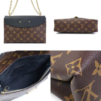 LOUIS VUITTON Shoulder Bag Monogram Sample Seed Canvas/Leather Brown/Black/Red Gold Women's M43714