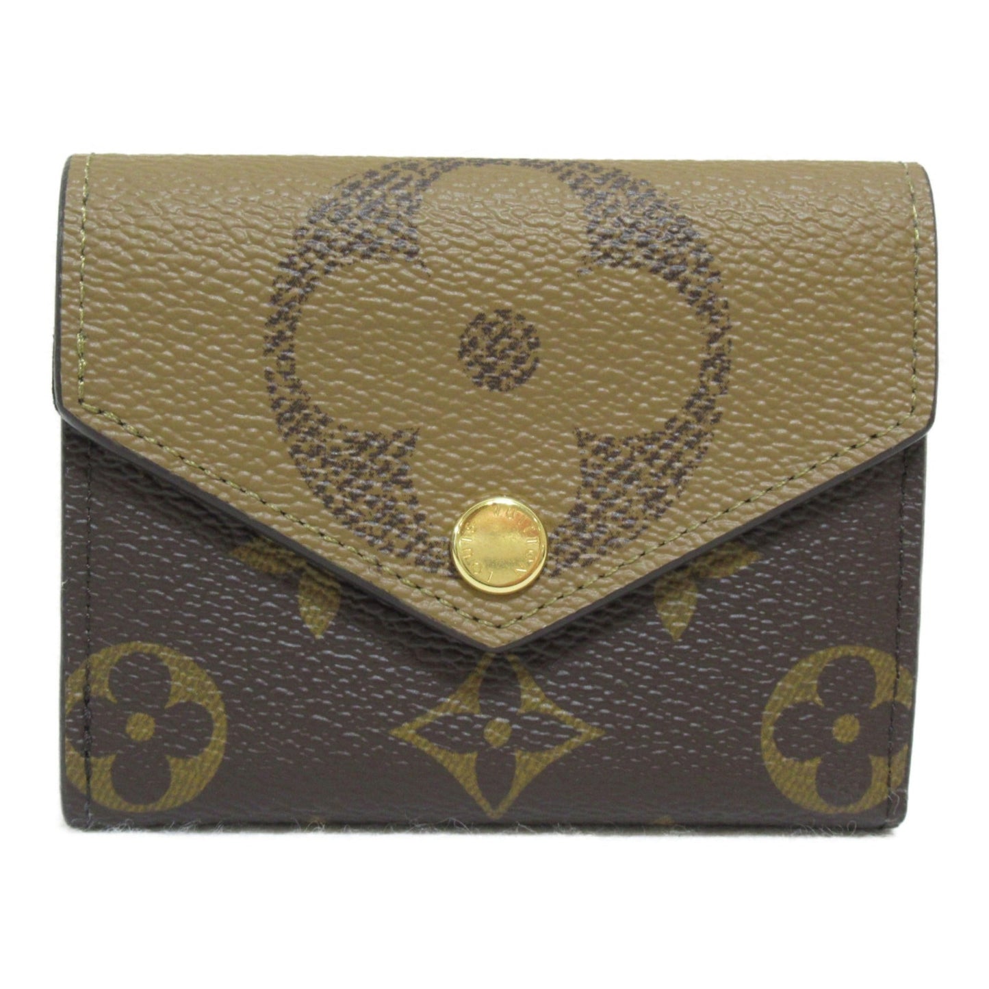 LOUIS VUITTON Portefeiulle Zoe tri-fold wallet Brown Monogram / Giant PVC coated canvas M80725