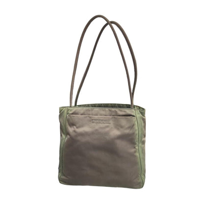 Prada test tote Bag B8556 unisex khaki green