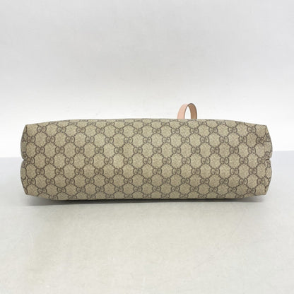 Gucci Brown Pink Pvc Tote Bag