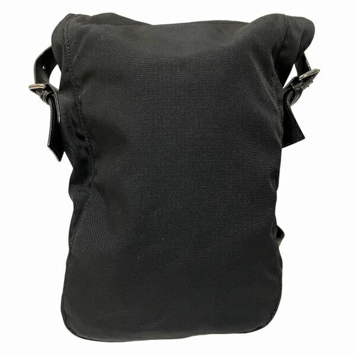 Gucci Black Nylon Leather Shoulder Bag