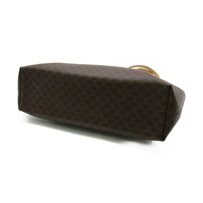 Celine Tote Bag Brown PVC coated canvas