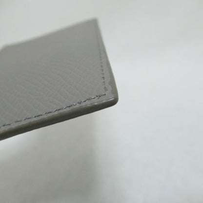 Celine Card Case Gray Gurege leather
