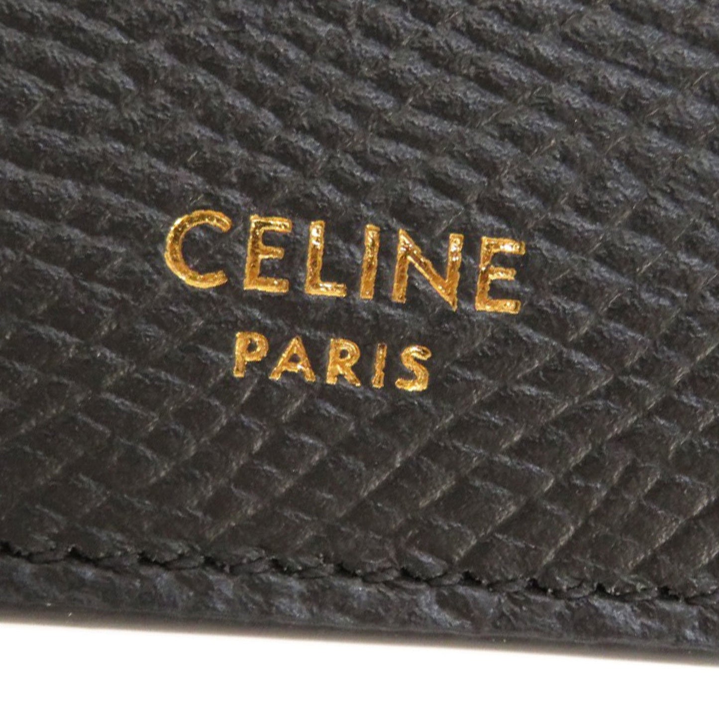 Celine MY OWN WOREST ENE Bifold Wallet Leather Ladies