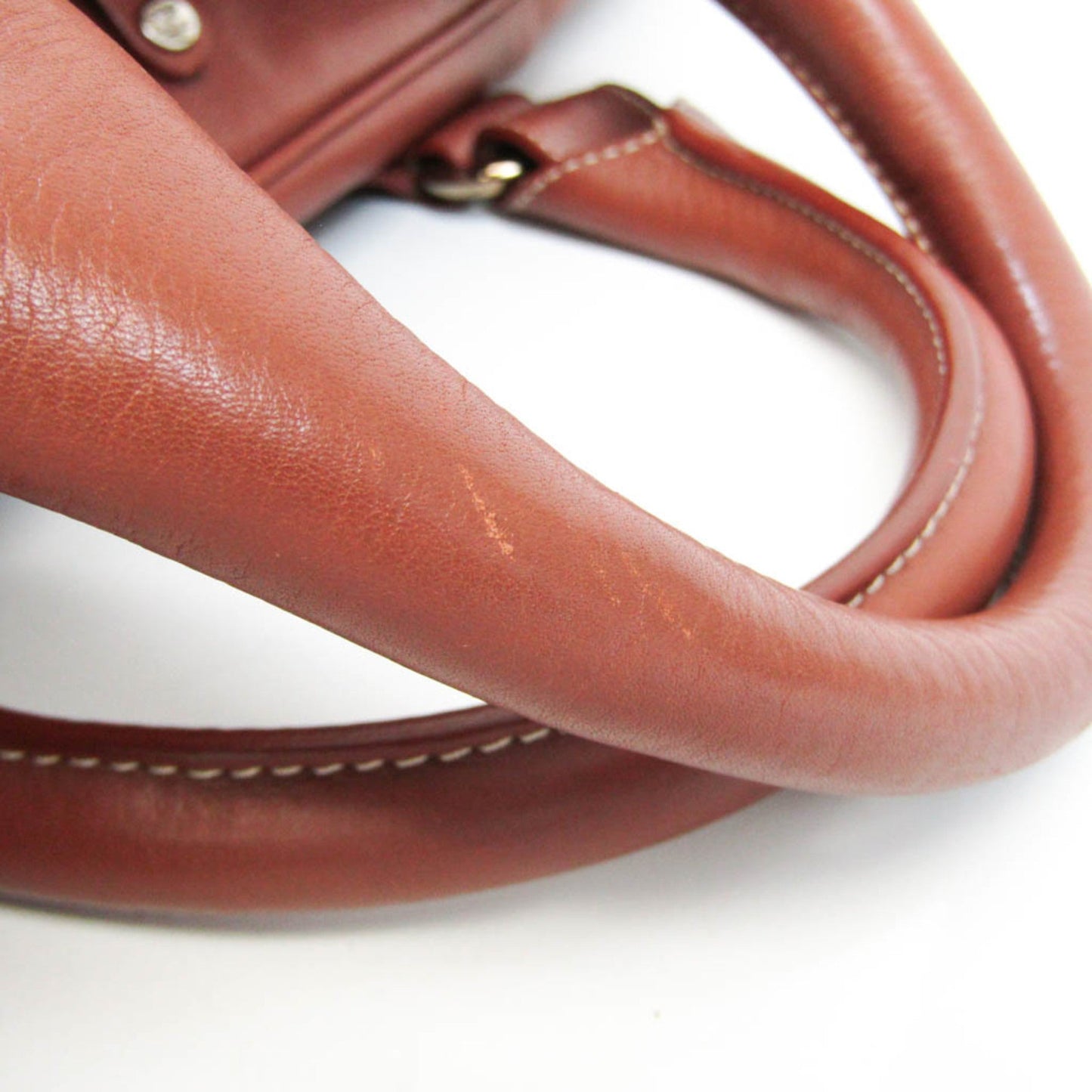 Celine Boogie Women,Men Leather Boston Bag Brown