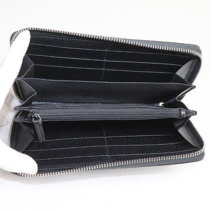 Gucci Black Leather Long Wallet (Bi-Fold)