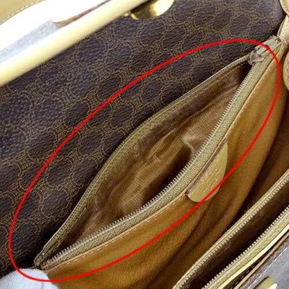 Celine Bag Ladies Handbag Macadam Circle Brown