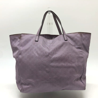 Gucci Purple Nylon Handbag