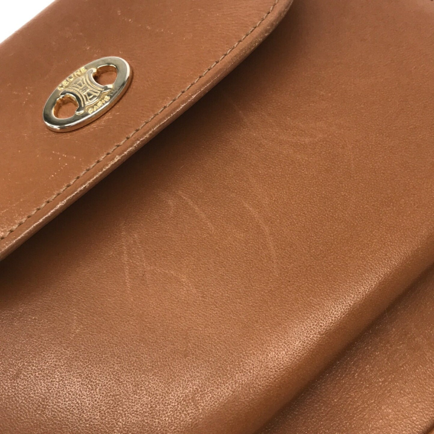 Celine Macadam Pattern Clasp Wallet Women's Brand Clothing Accessory
