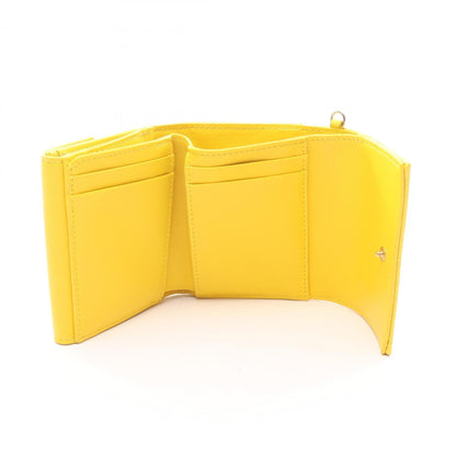 Christian Dior Yellow Patent Leather Wallet (Tri-Fold) ()
