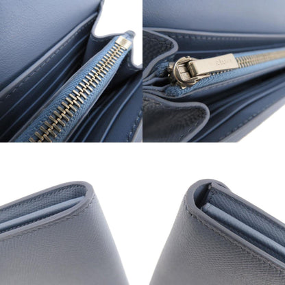 Celine Long Wallet Leather Ladies