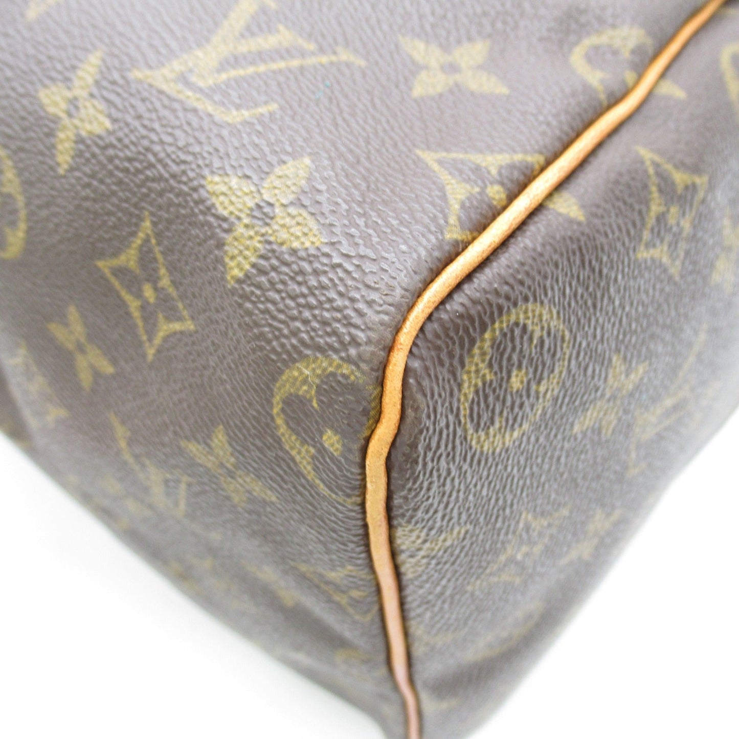 LOUIS VUITTON Speedy 35 handbag Brown Monogram PVC coated canvas M41524