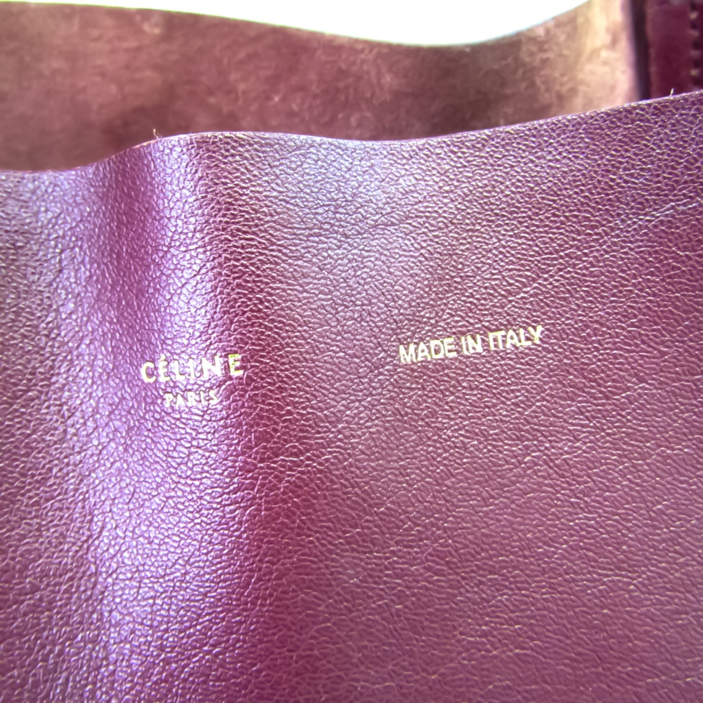 Celine Women's Leather Shoulder Bag Black,Bordeaux
