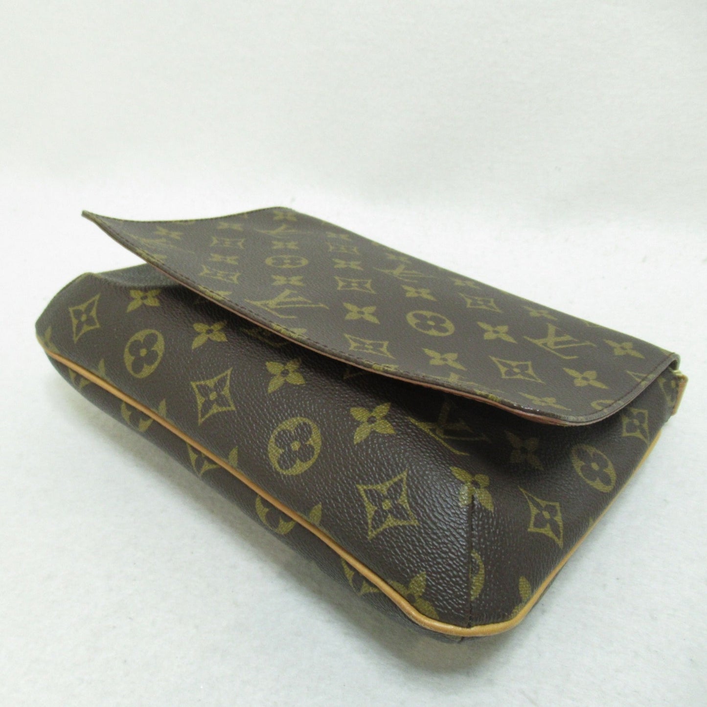 Louis Vuitton Musette Tango Short Brown Monogram PVC coated canvas M51257