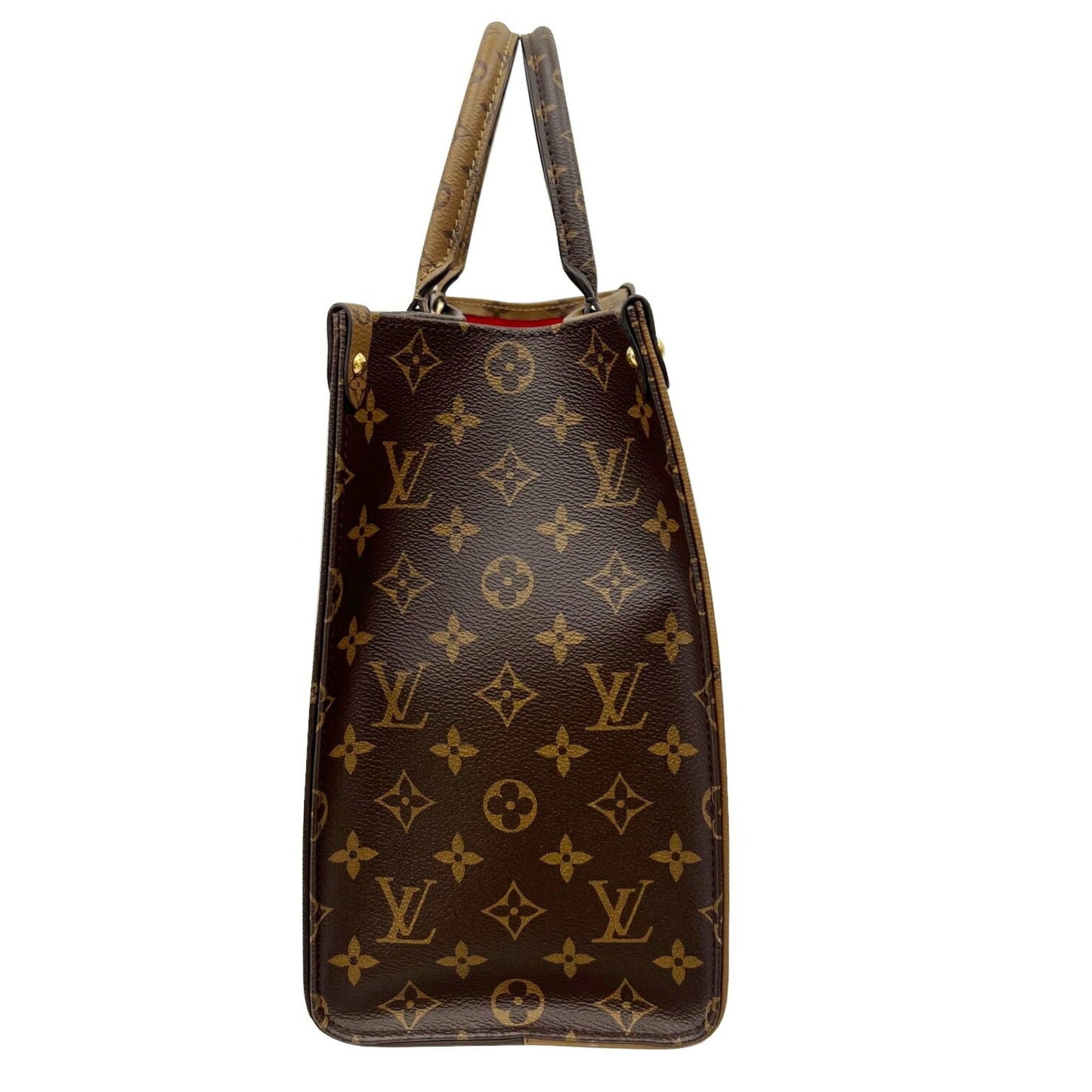 LOUIS VUITTON On the Go MM Giant Monogram Reverse M45321 FX4270 Tote Bag HandBag Shoulder Women Men