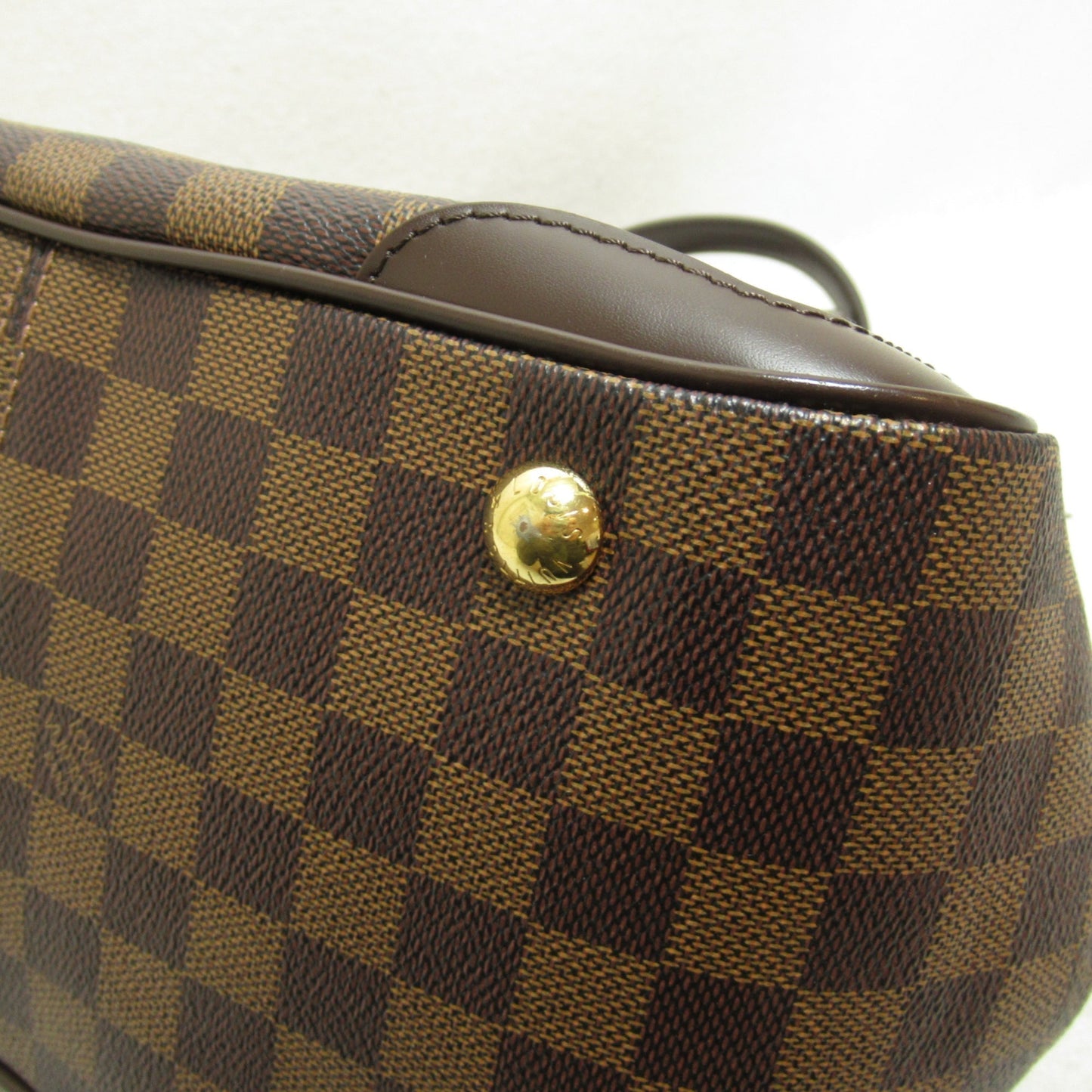 Louis Vuitton Verona PM Brown Ebene Damier PVC coated canvas N41117