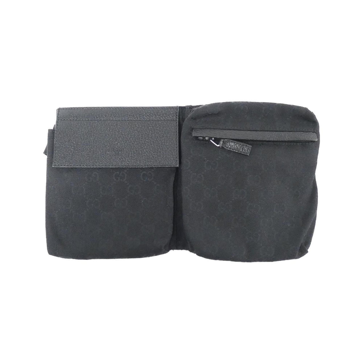 Gucci Black Gg Canvas Fanny Pack ()
