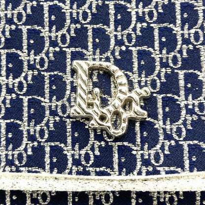 Christian Dior Navy Canvas Shoulder Bag ()