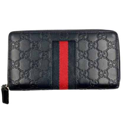 Gucci Black Pvc Long Wallet (Bi-Fold) ()