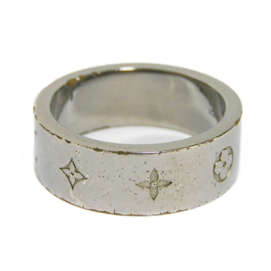 LOUIS VUITTON Ring Berg LV Instinct M No. 22 One Side Only Ruthenium M00513 Men's Accessories Jewelry