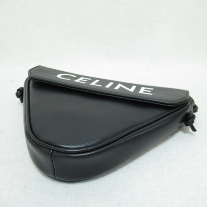 Celine Truck shoulder bag Black leather 195903DCS38SI