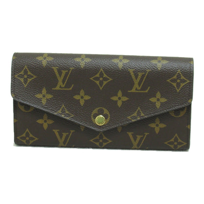 LOUIS VUITTON Portefeiulle Sarah Brown Fuschia Monogram PVC coated canvas M62234