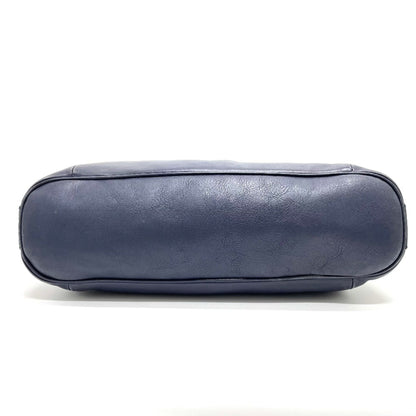 Gucci Navy Leather Shoulder Bag