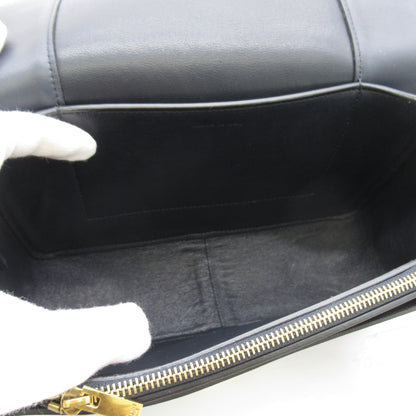 Celine Shoulder Bag Red Navy leather