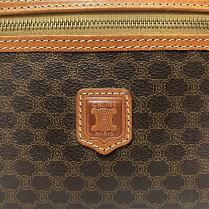 Celine Vanity Bag Brown Macadam M95 PVC Leather Celine Handbag