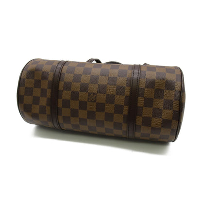 LOUIS VUITTON Papillon 30 Shoulder Bag Brown Ebene Damier PVC coated canvas N51303