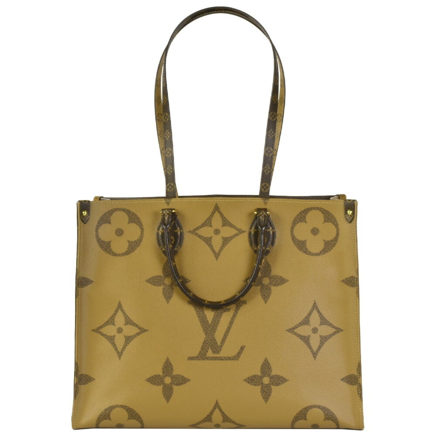 LOUIS VUITTON Tote Bag On The Go GM Monogram Reverse Canvas Handbag M44576