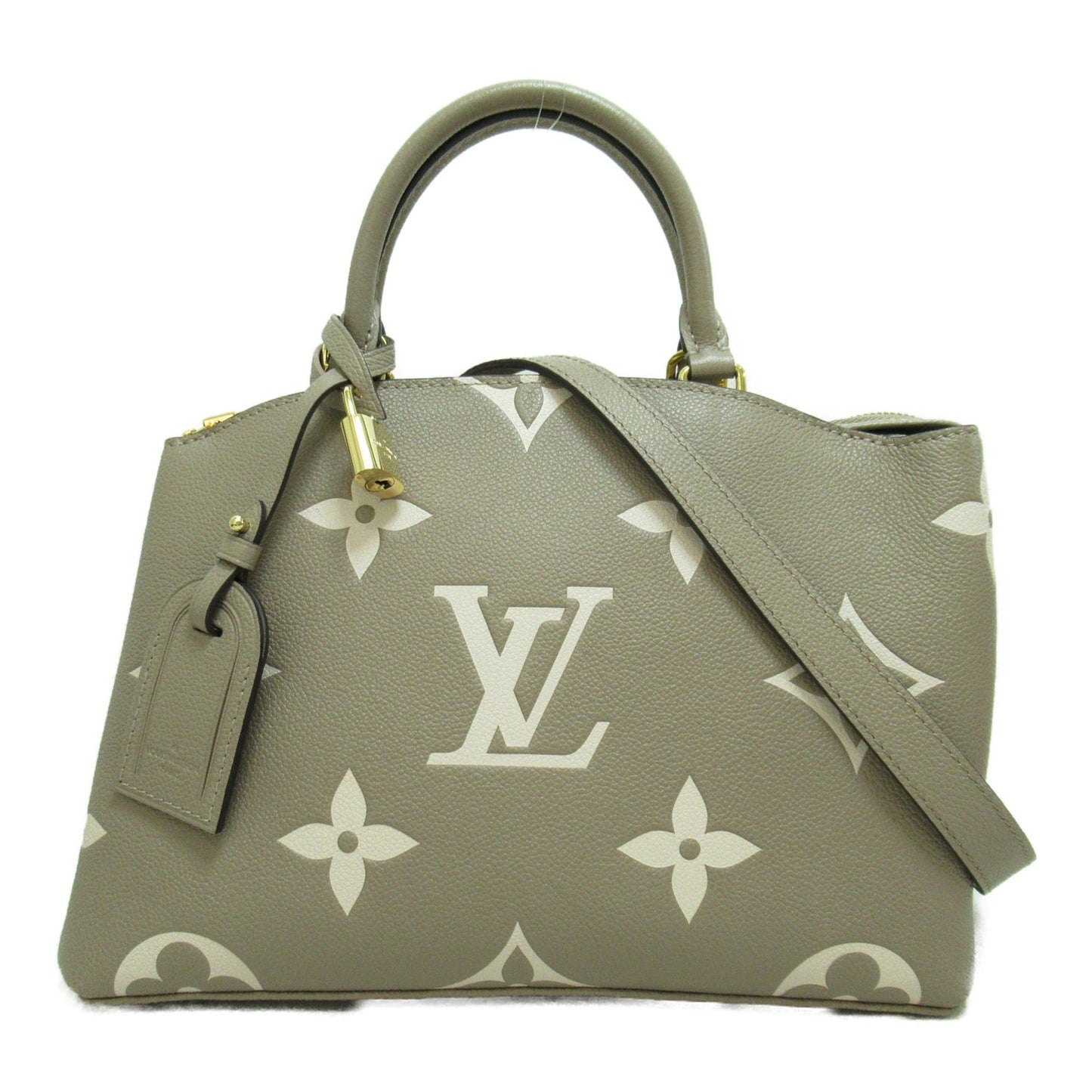 Louis Vuitton Petit Palais PM handbag Beige Turtle claim Monogram empreinte leather M58914