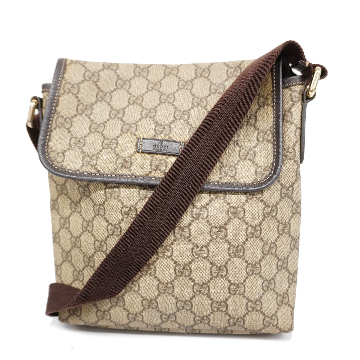 GUCCIAuth  Shoulder Bag 223666 Women's GG Supreme,Leather Beige,Brown