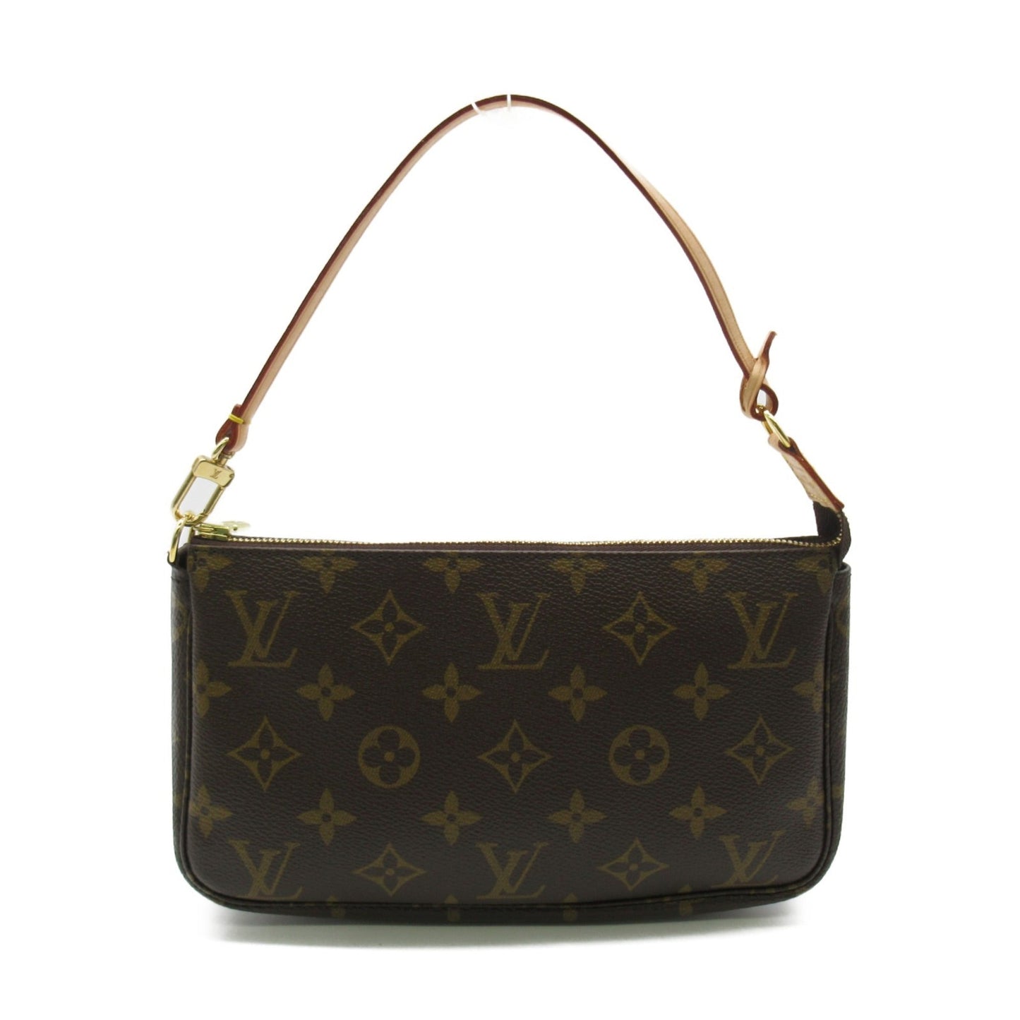 LOUIS VUITTON Pochette Accessoires Accessory Pouch Brown Monogram PVC coated canvas M51980