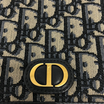 Christian Dior Navy Canvas Shoulder Bag ()