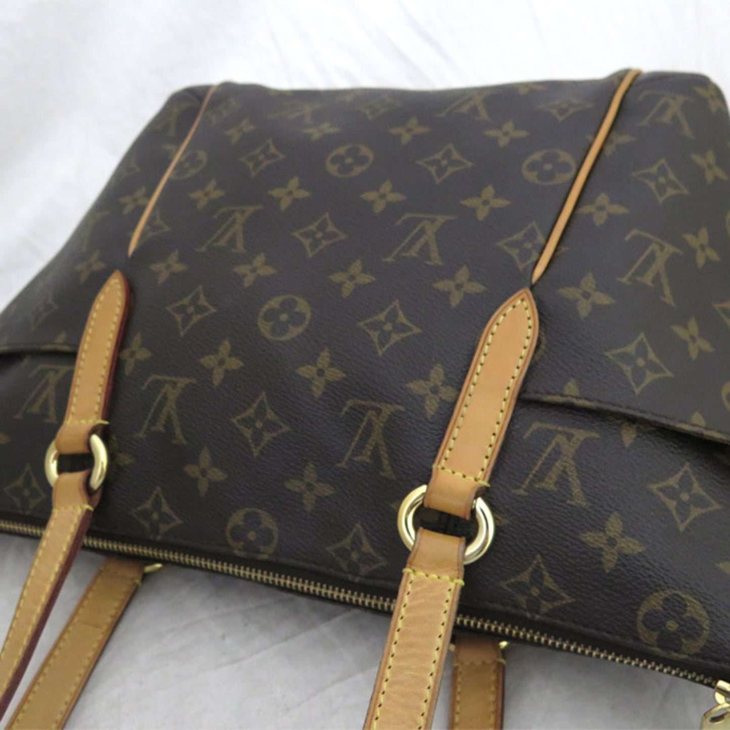 LOUIS VUITTON Shoulder Bag Monogram Totally PM Canvas Brown Gold Women's M56688