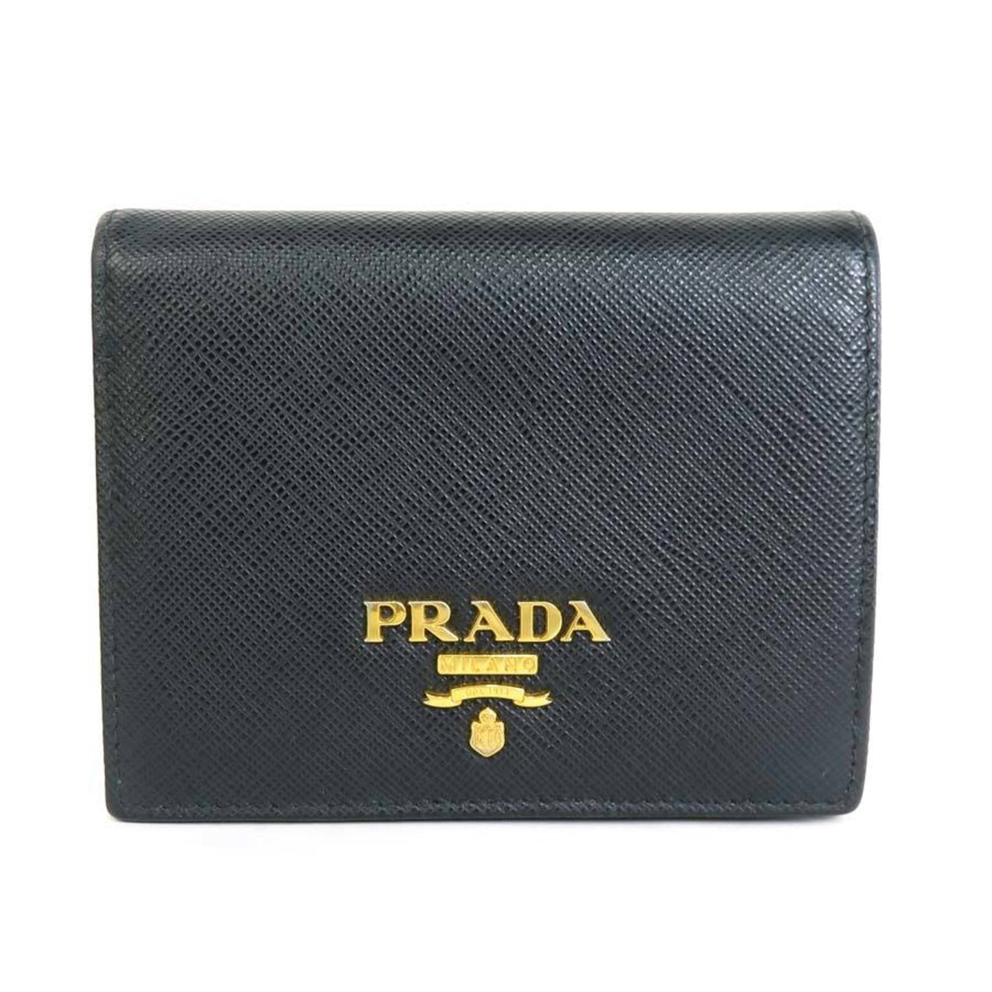 Prada folio wallet leather black 1MV204 55188f