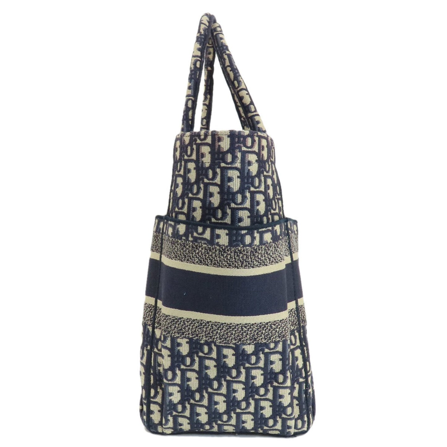 Christian Dior Navy Canvas Tote Bag ()