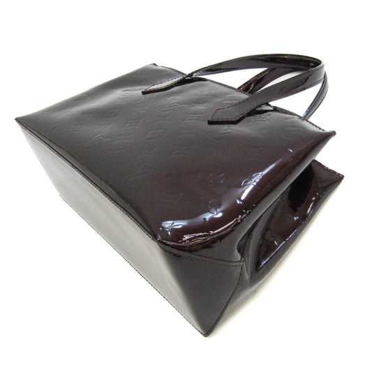 LOUIS VUITTON Monogram Vernis Wilshire PM M93641 Women's Handbag Amarante