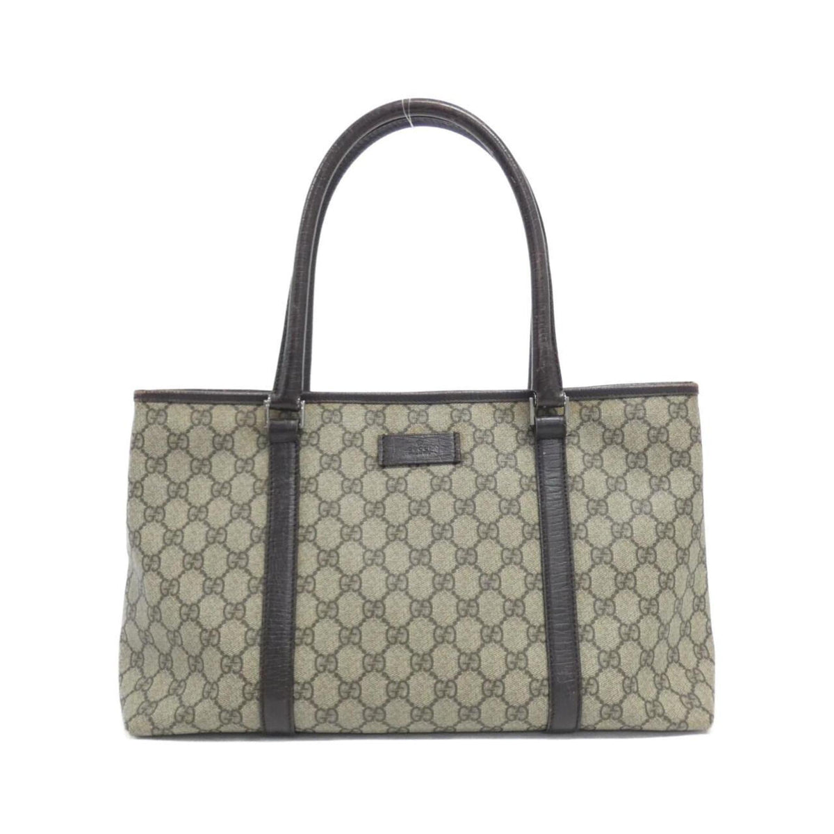 Gucci Beige Brown Gg Plus Tote Bag ()