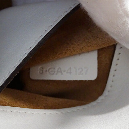Celine Bag Ladies Handbag Shoulder 2way Leather Soft Cube Camel White