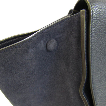 Celine Trapeze 169543 Women's Leather Handbag,Shoulder Bag Navy