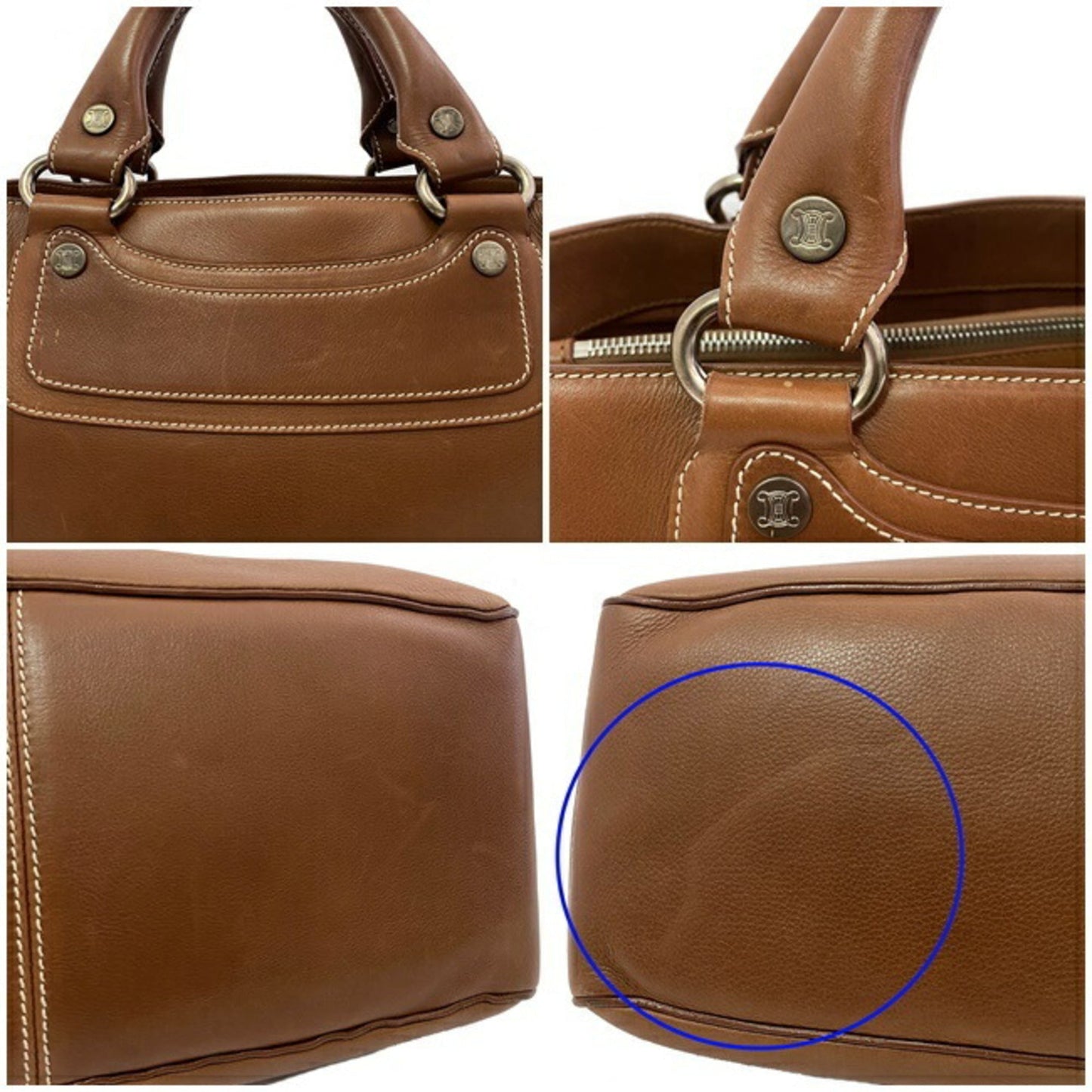 Celine Handbag Boogie Bag Brown 134023SOF Leather Celine Tote Mini Ladies
