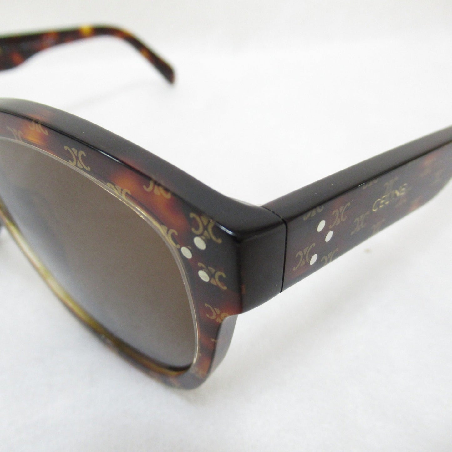 Celine sunglasses Brown Plastic 40167I 54E